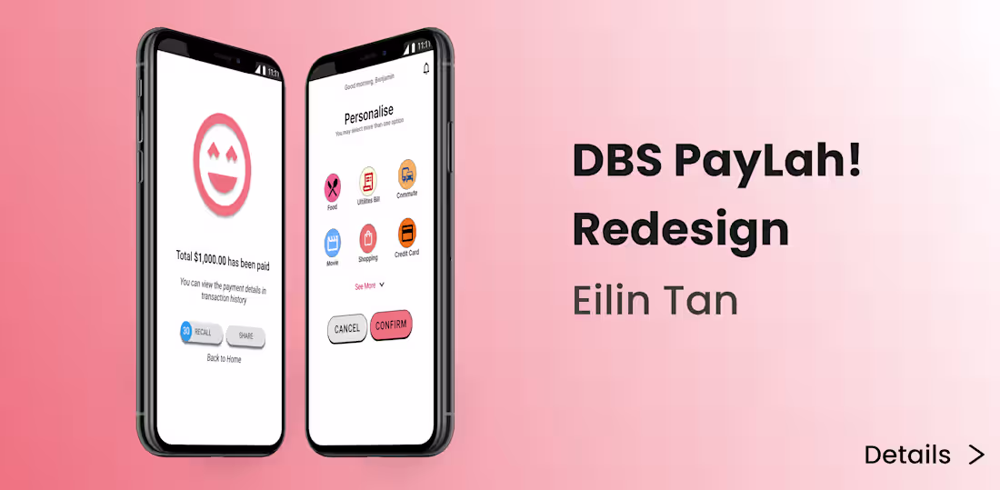 Cover image for Redesign - DBS PayLah! 