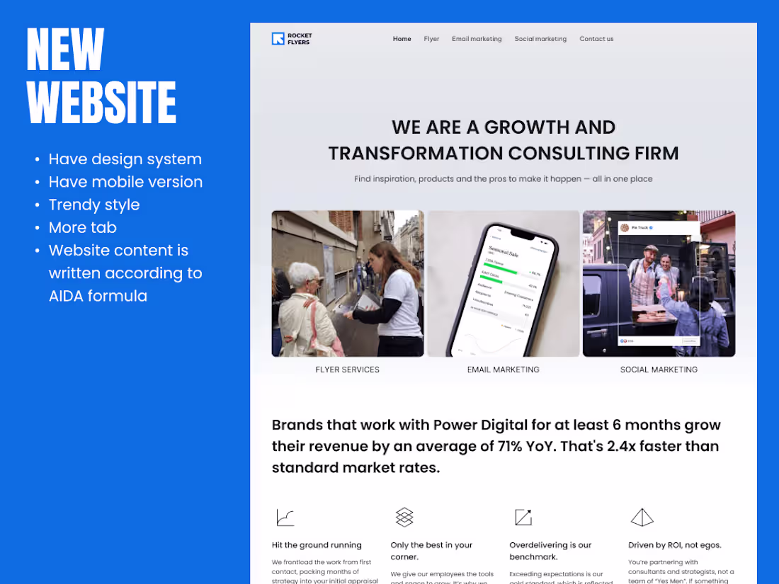 Cover image for Flyer Website Redesign