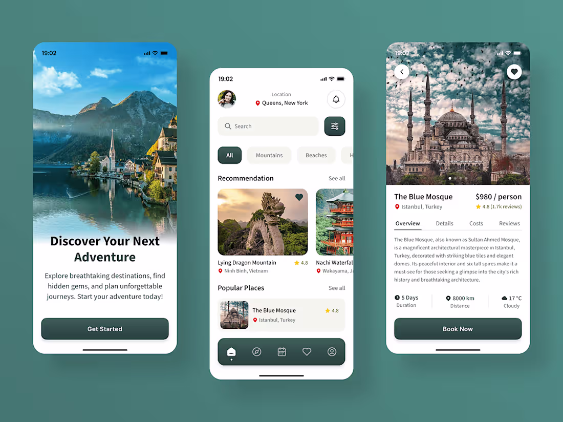 Cover image for Travel App Concept :: Behance