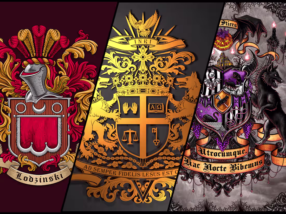 Cover image for Coat of Arms, Family Crest, or Emblem Logo Design