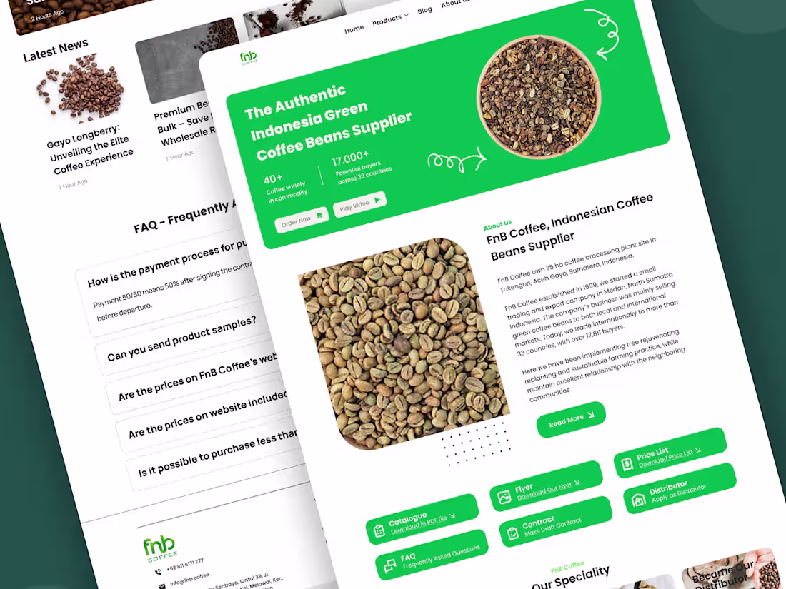 Cover image for UI/UX Design Concept for FnB Coffee