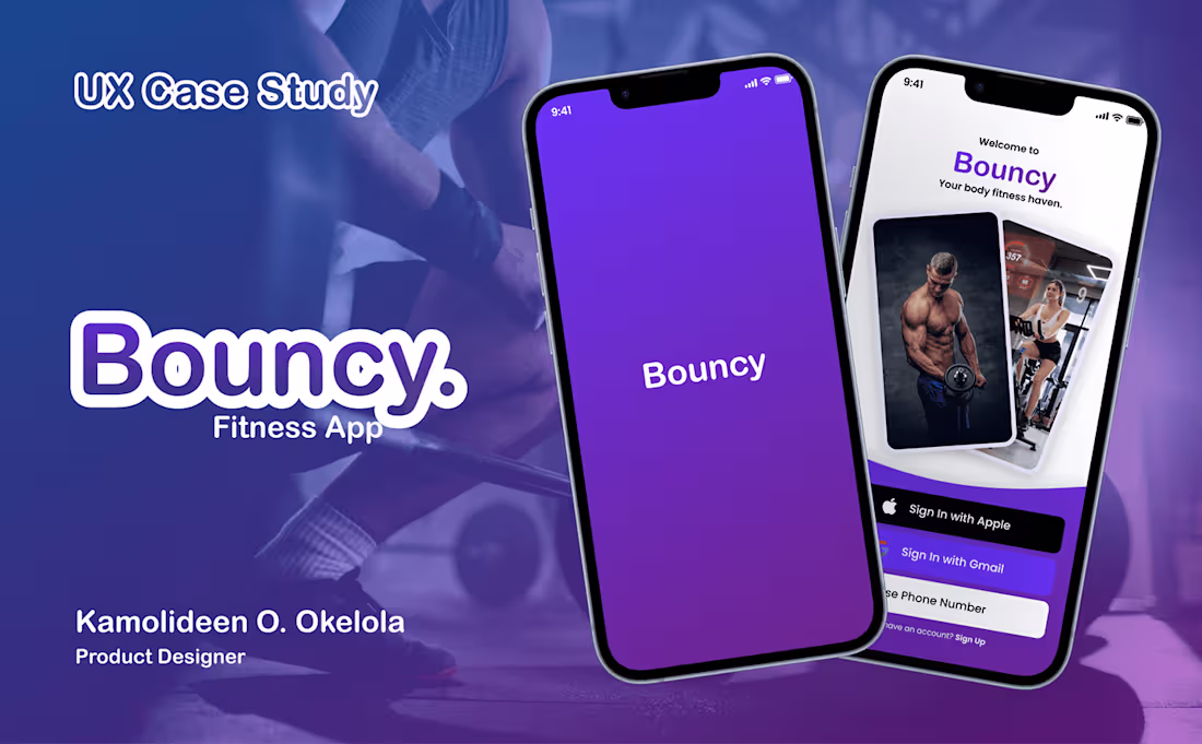 Cover image for Bouncy Fitness App :: Behance