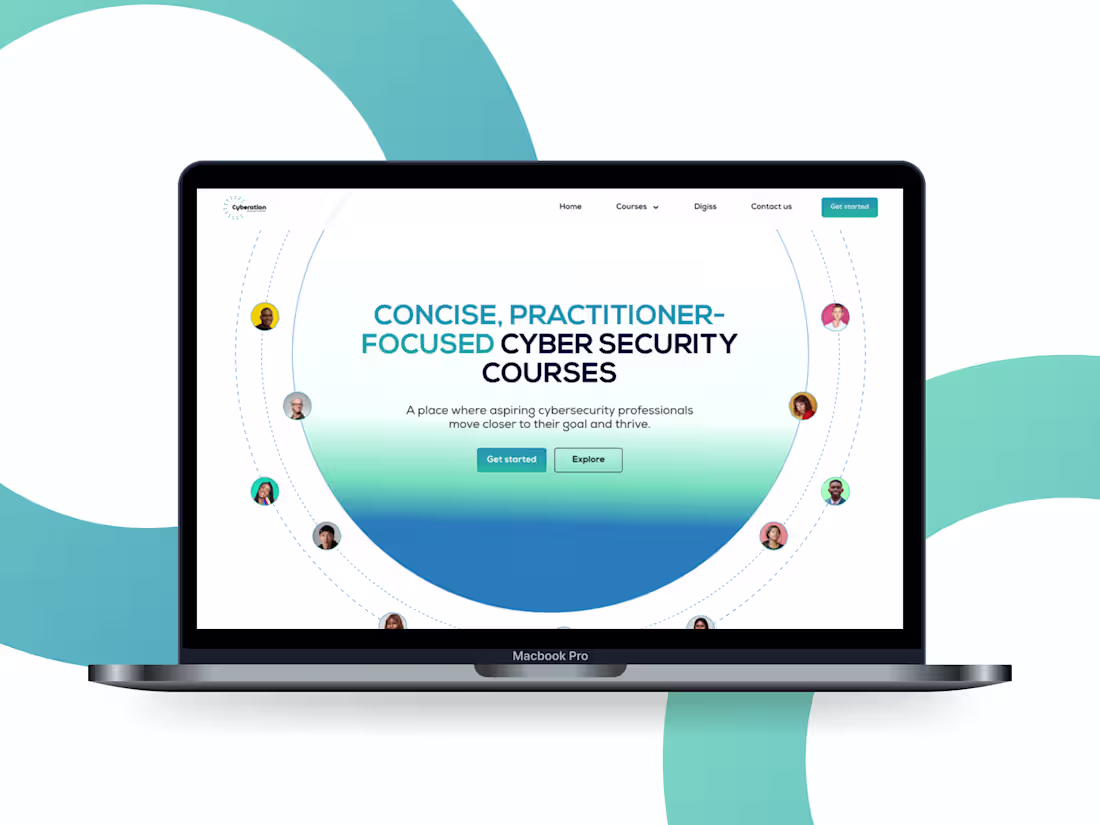 Cover image for Cyberation Website Redesign