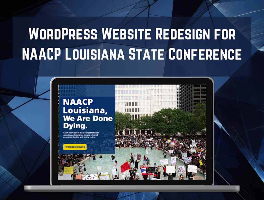 Cover image for WordPress Website Redesign for NAACP Louisiana State Conference