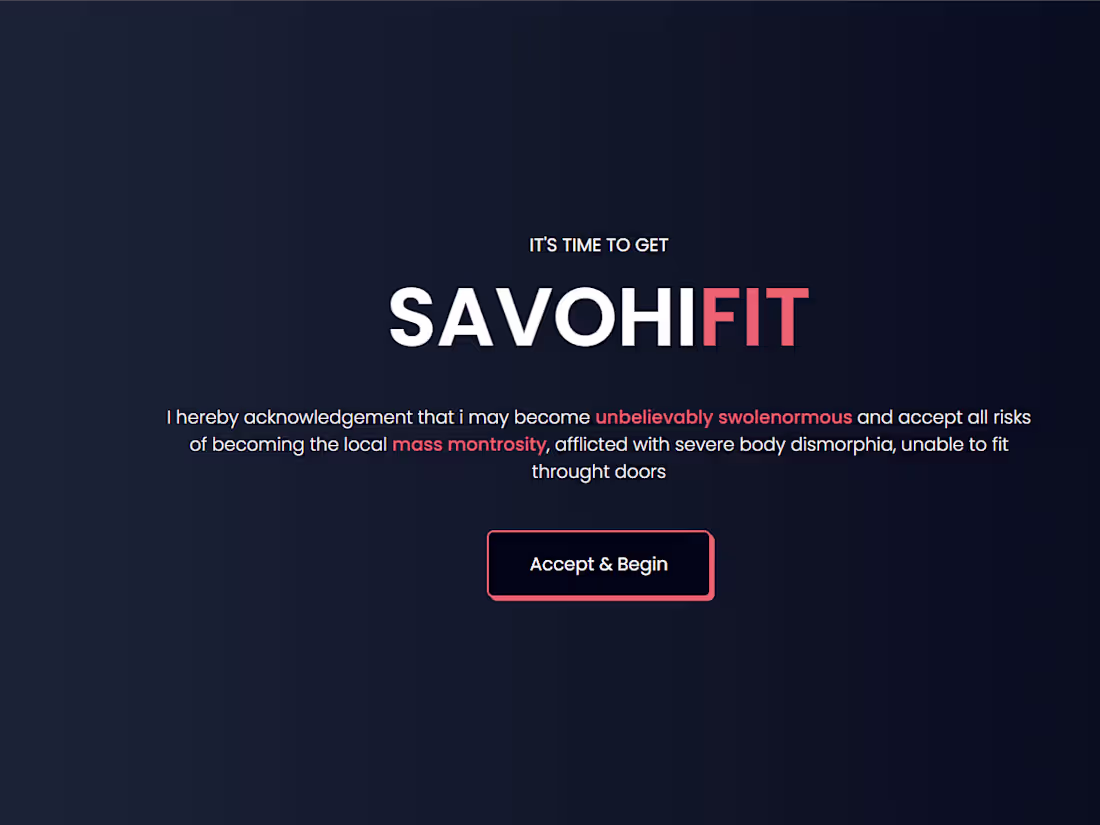 Cover image for SavohiFit App
