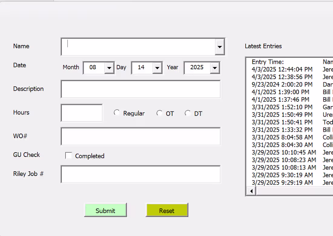 Cover image for Data Entry Form / Database management in Excel