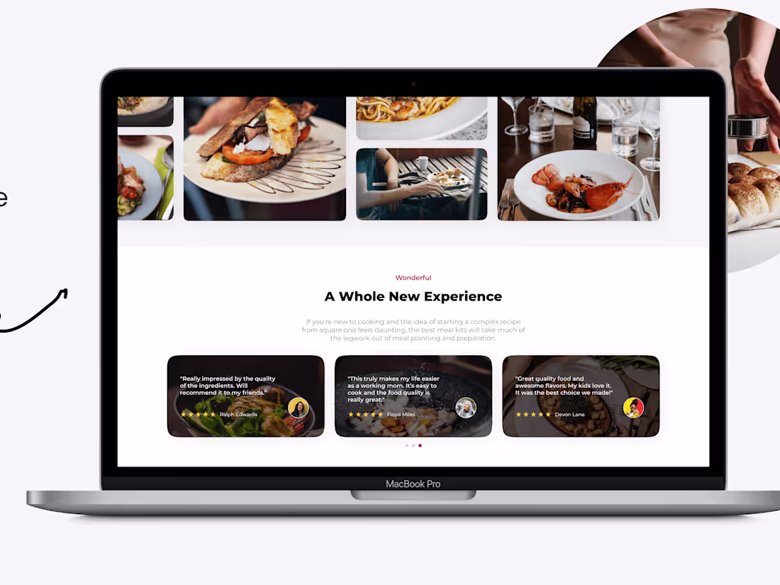 Cover image for Website | Meal Kit Website UI Design