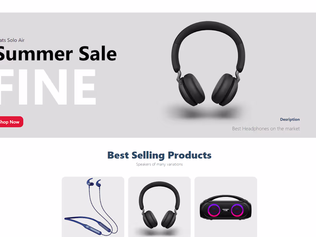 Cover image for E-Commerce Web Platform