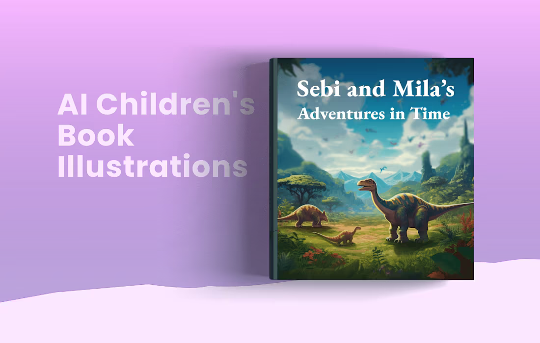 Cover image for AI-Generated Book Illustrations Showcase