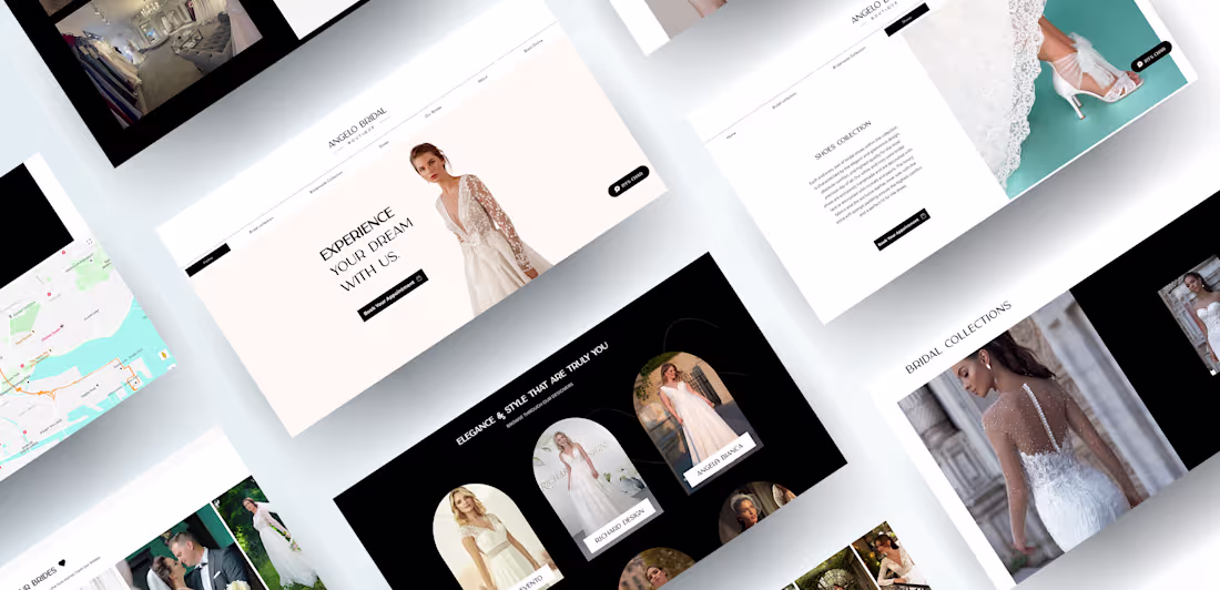 Cover image for Re-designed the web experience for Angelo Bridal. ���🪄 Clean l...