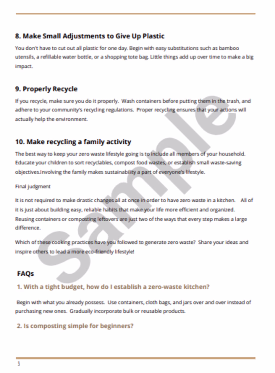 Cover image for SEO Blog Writing for Sustainable Living Brand! Recently wrap...