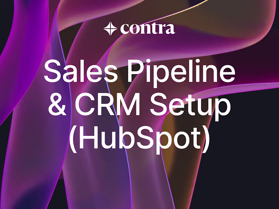 Cover image for Sales Pipeline & CRM Setup (HubSpot)