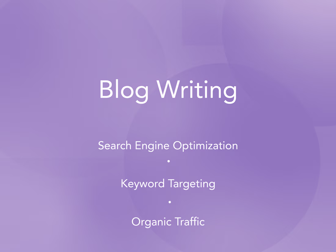 Cover image for SEO-Optimized Blog Post | Copywriting