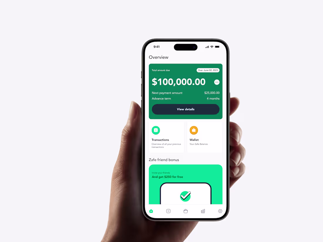 Cover image for Zafe: Simplifying Salary Advances with Smart Design