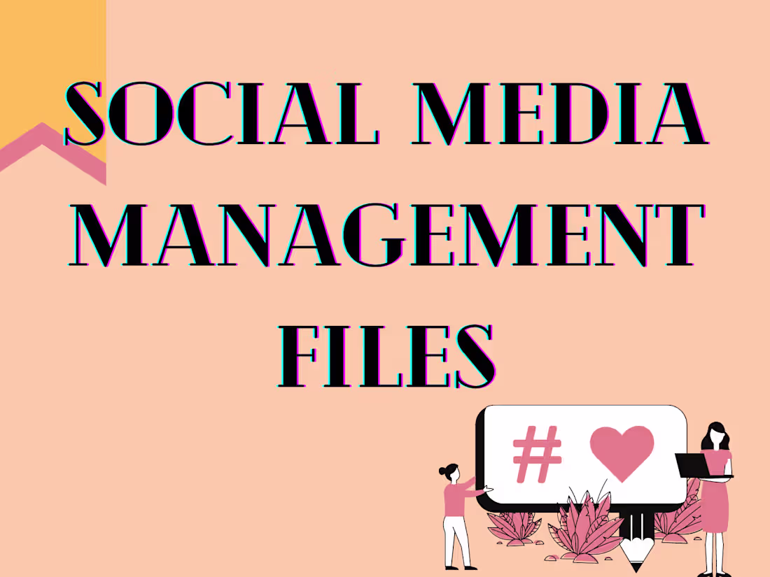 Cover image for Social Media Management - Google Drive