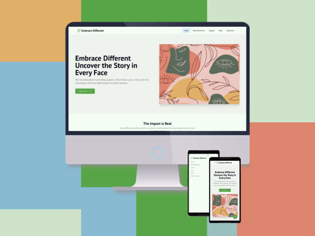 Cover image for Embrace Different: A Supportive Digital Platform