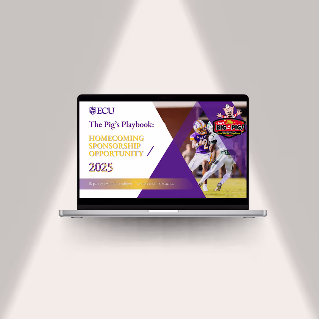 Cover image for Piggly Wiggly x ECU — Sponsorship Deck Design