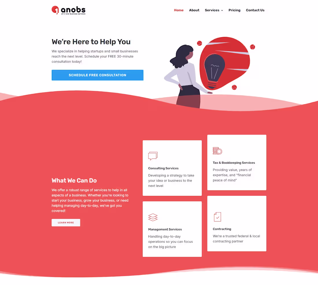 Cover image for Full Redesign of the Brand, Web & SEO Infrastructure for ANOBS