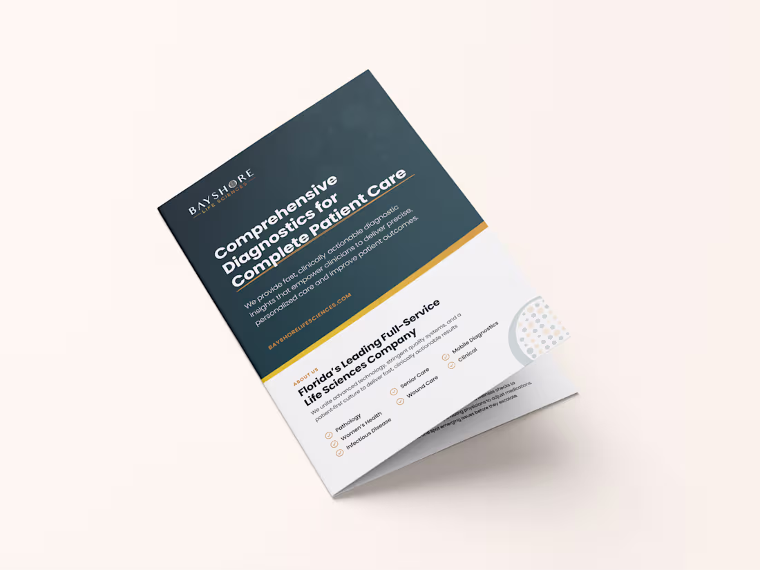 Cover image for Marketing Materials for Bayshore Life Sciences