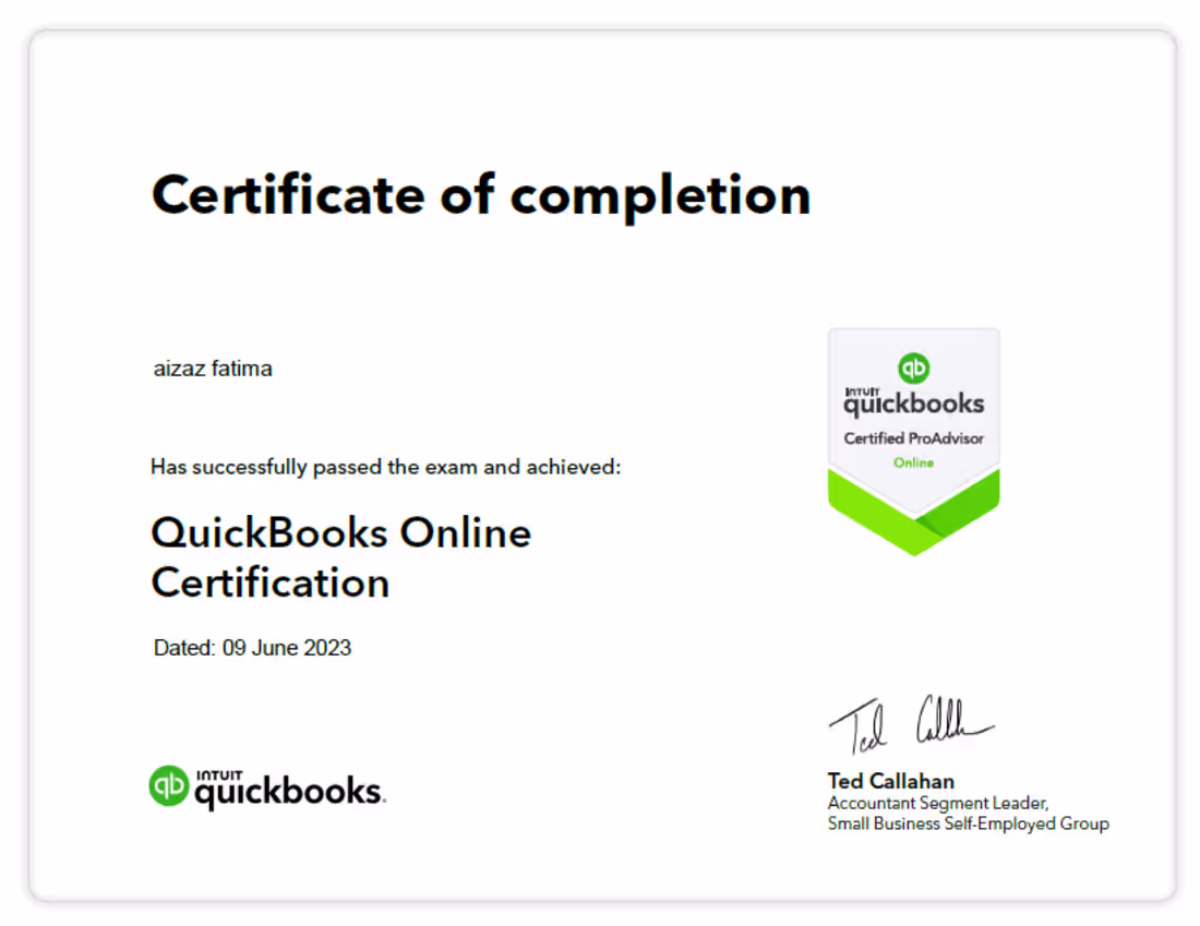 Cover image for QuickBooks Online Bookkeeping & Cleanup