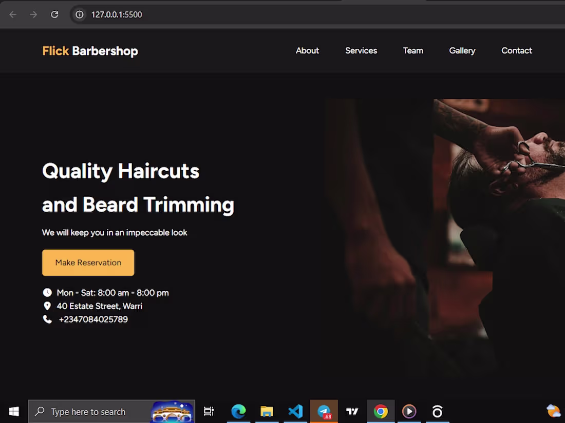 Cover image for Flick Barbershop