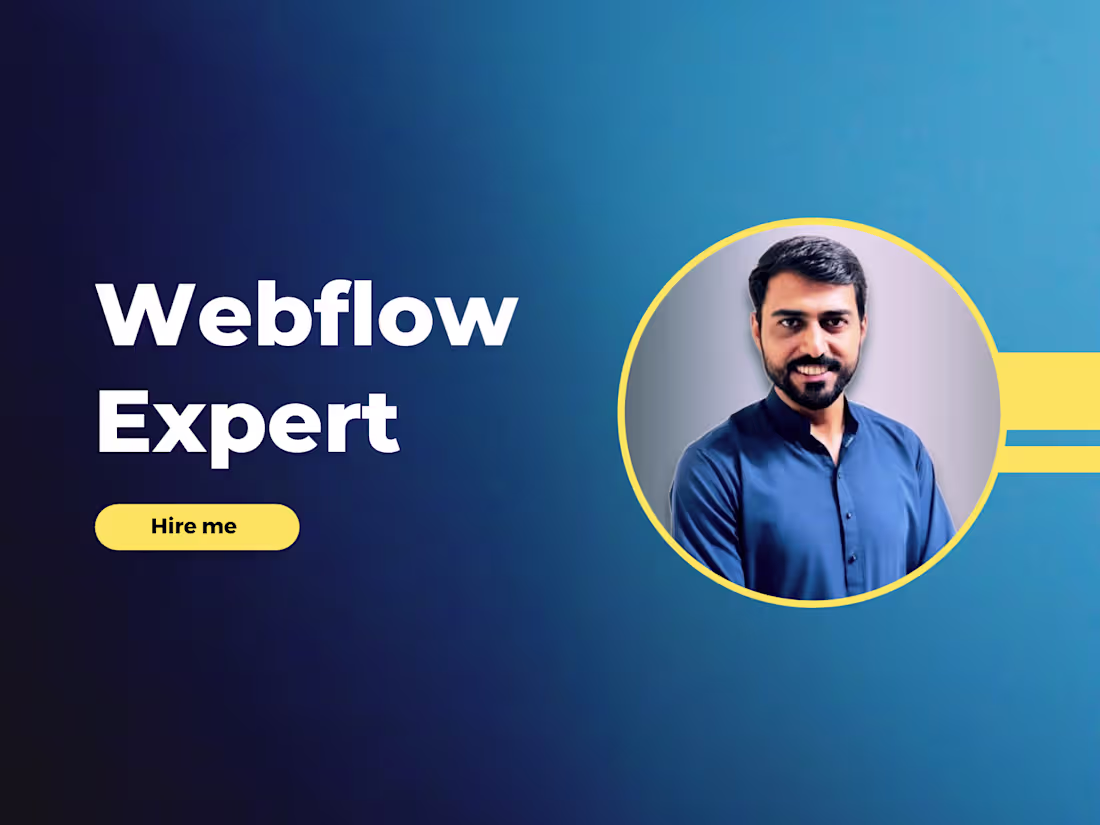 Cover image for Webflow No-Code Developer