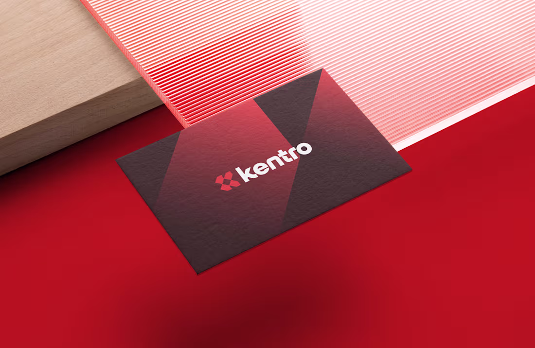 Cover image for Kentro – Unlock growth with intelligent automation. Logo and...