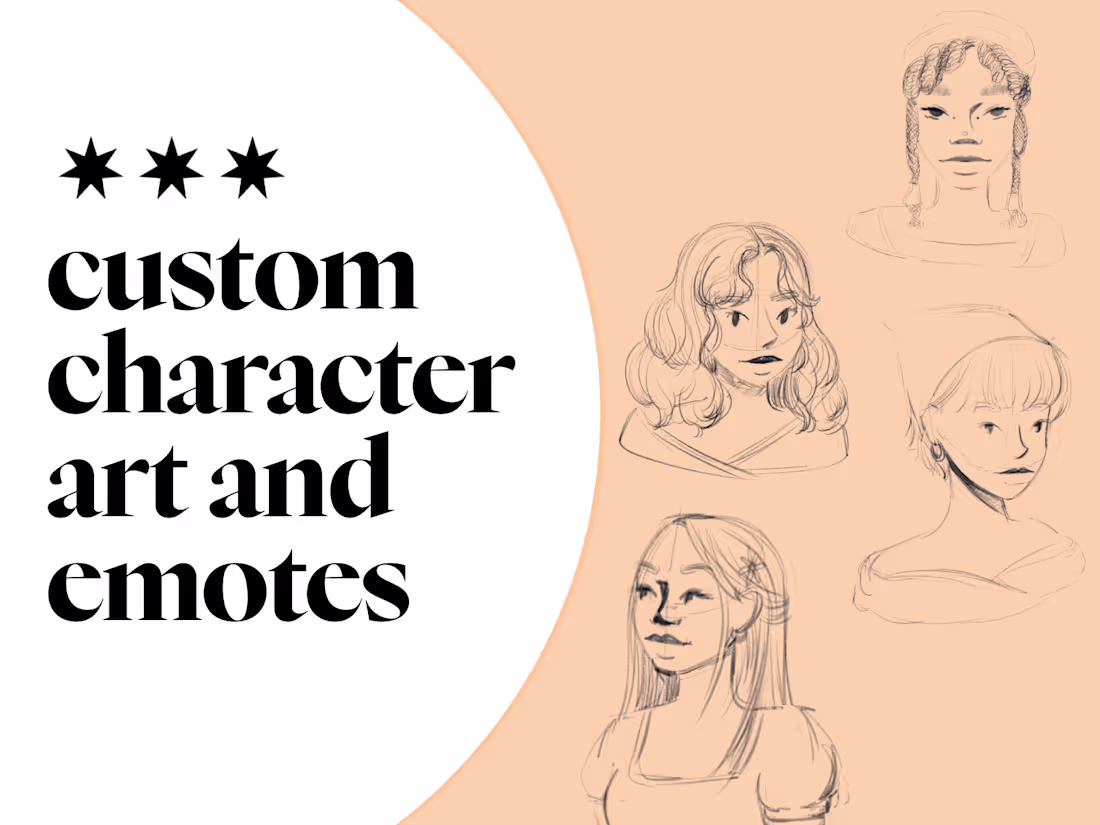 Cover image for Custom character art and emotes