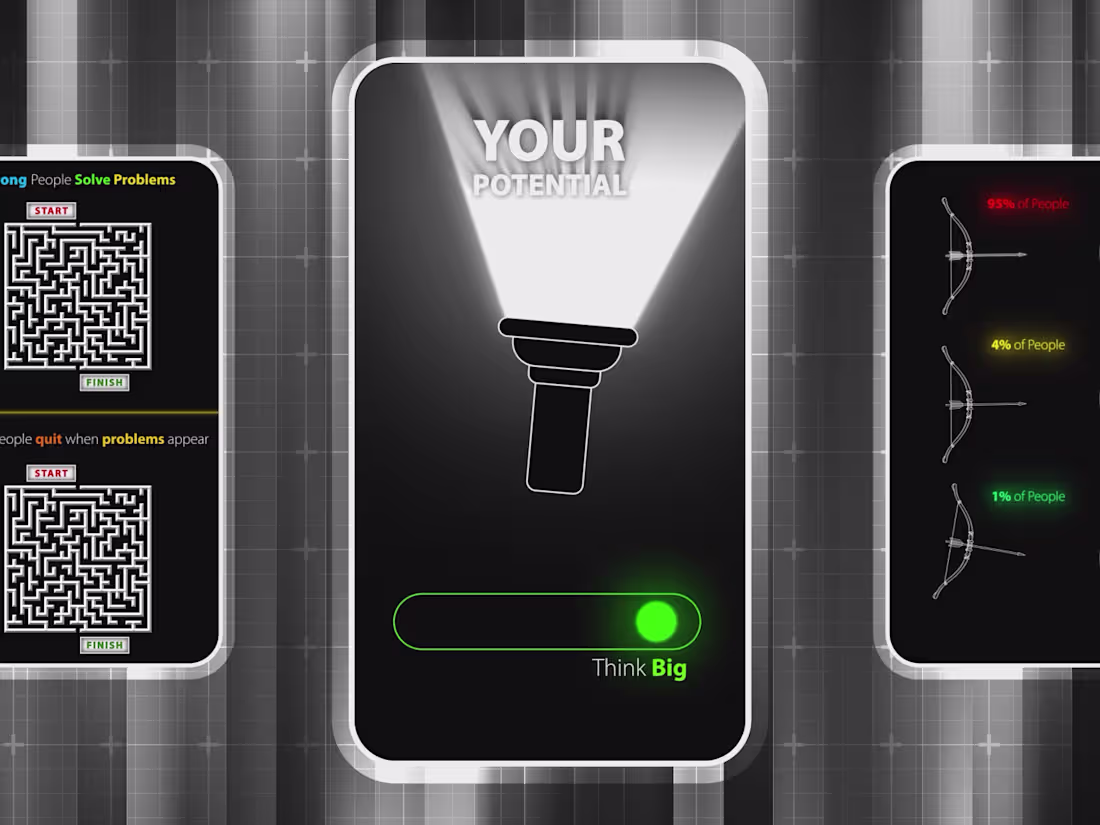 Cover image for Motivational Shorts Video – Neon Glowing Animation