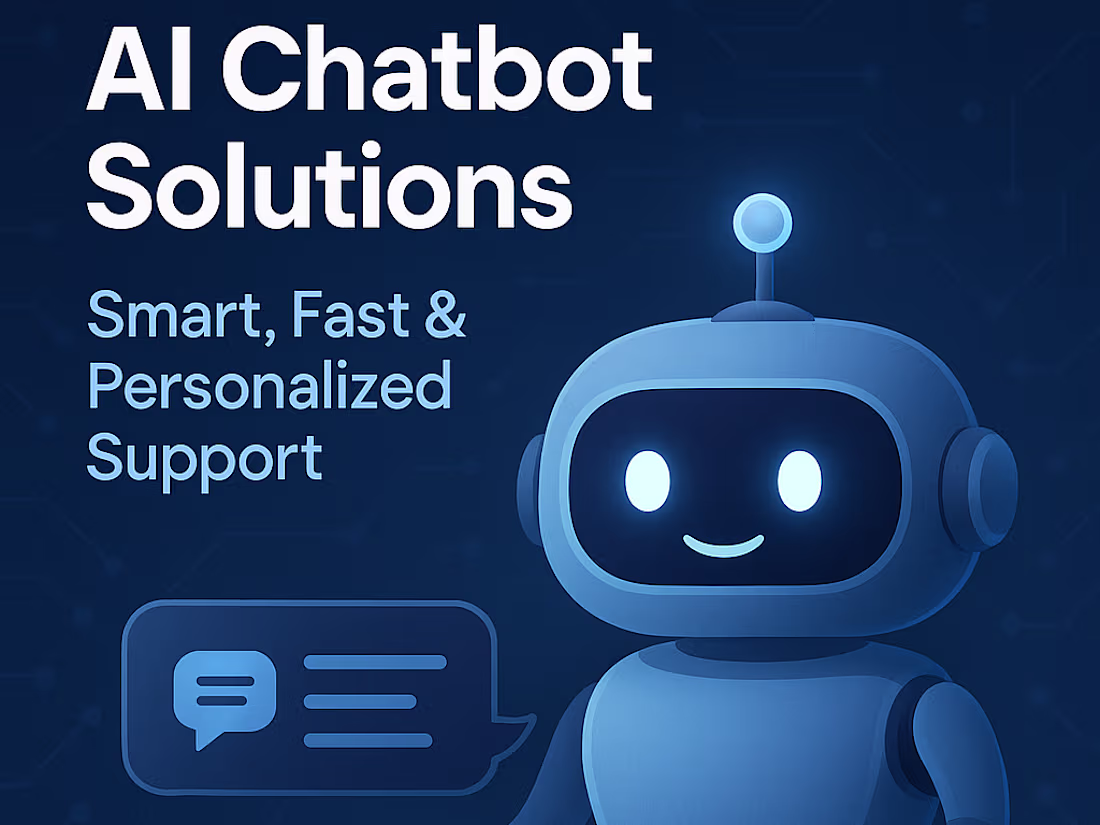 Cover image for AI Chatbot Solutions – Smart, Fast & Personalized Support