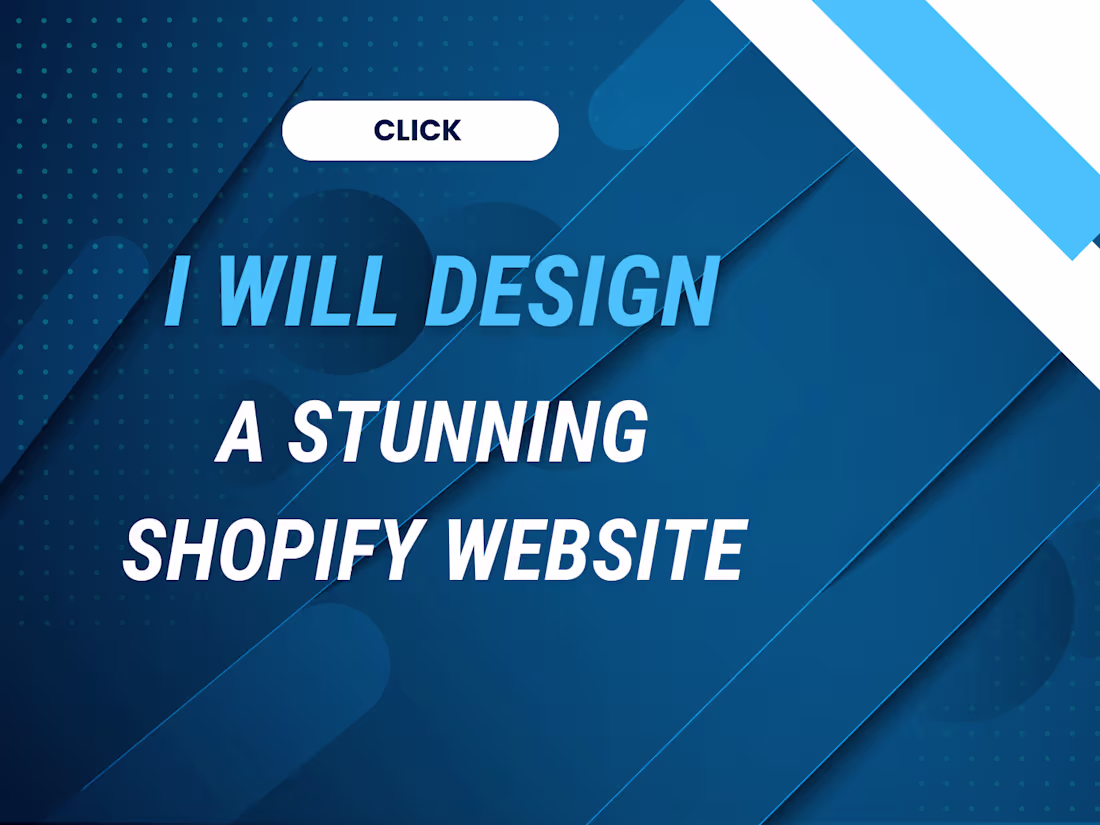 Cover image for I will design High-Converting Shopify Website Design