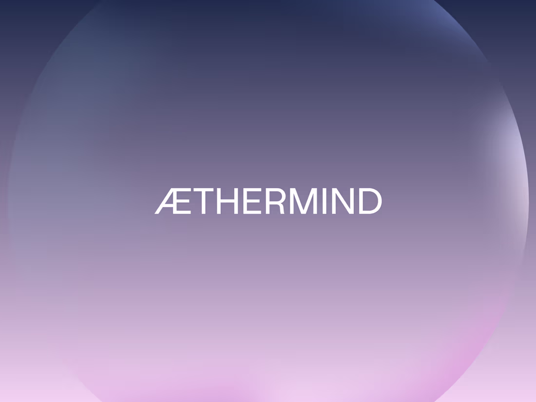 Cover image for Aethermind — SaaS Brand Identity & Web Design