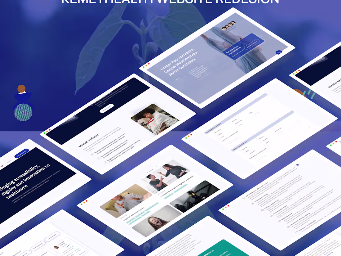 Cover image for Kemet health website redesign