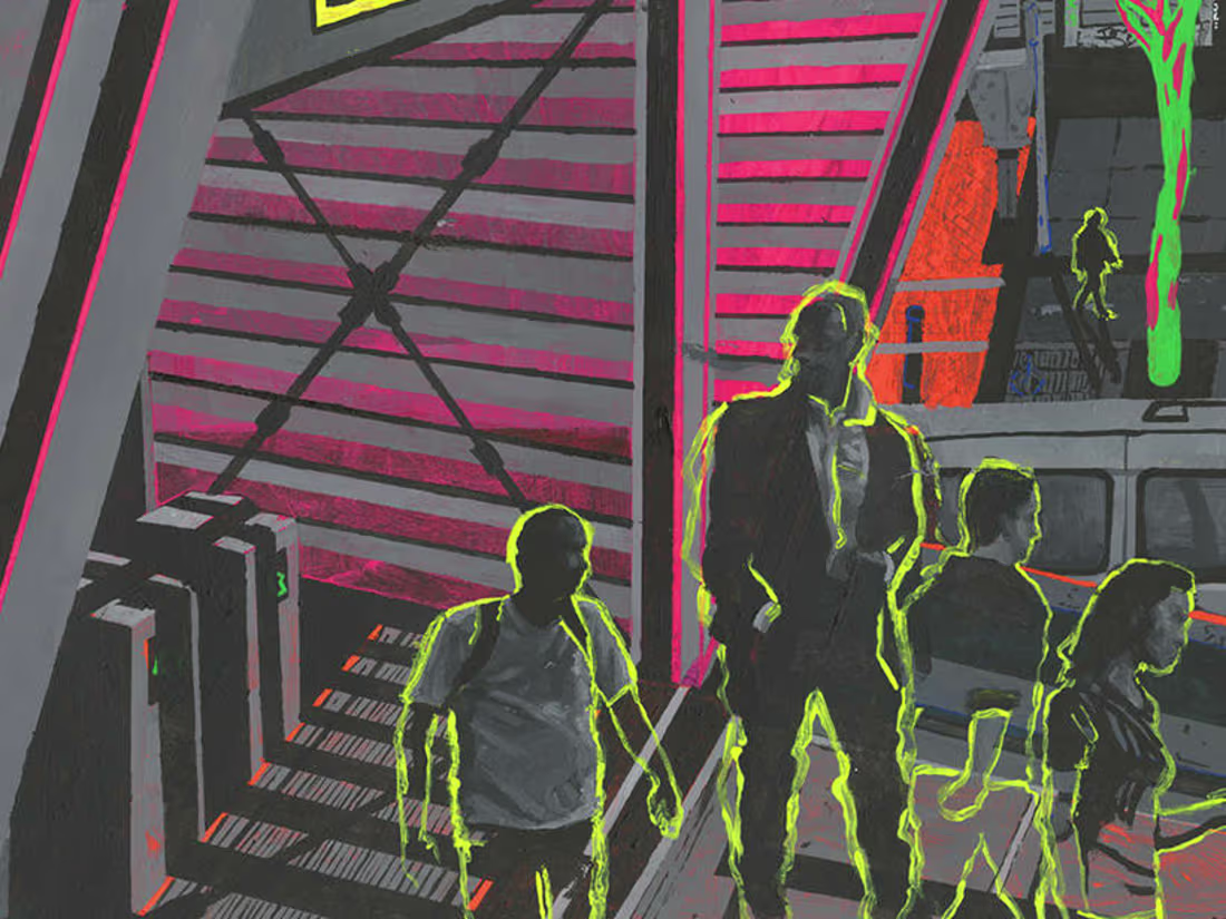 Cover image for 'The Real World' | Paintings and Collage for a Leporello