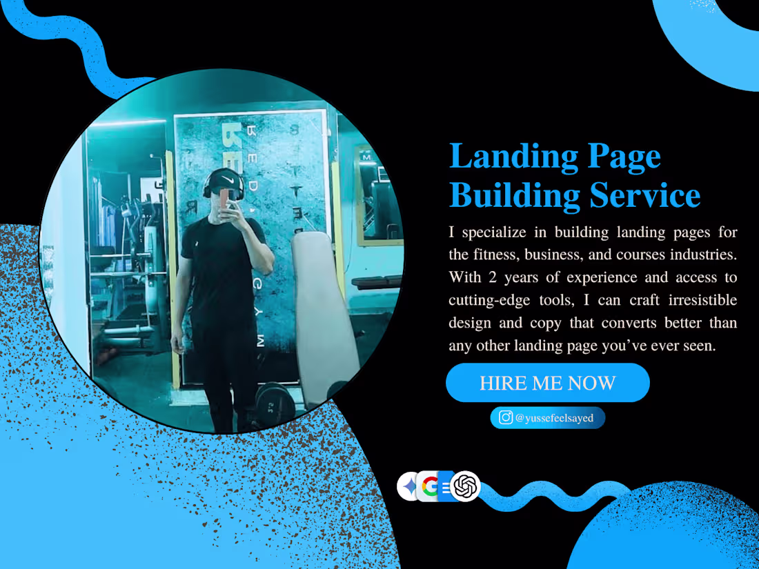 Cover image for Landing Page Building for Fitness, Business, and Courses