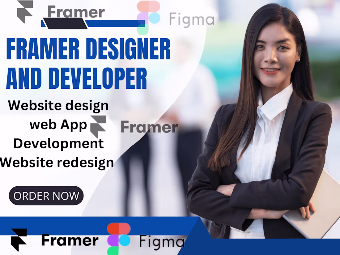 Cover image for I will Create Stunning Interactive  Website Designs on Framer