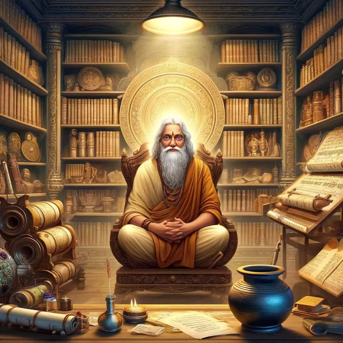 Cover image for The Sage of Dharma: Ved Vyasa’s Contributions to Hindu Lore