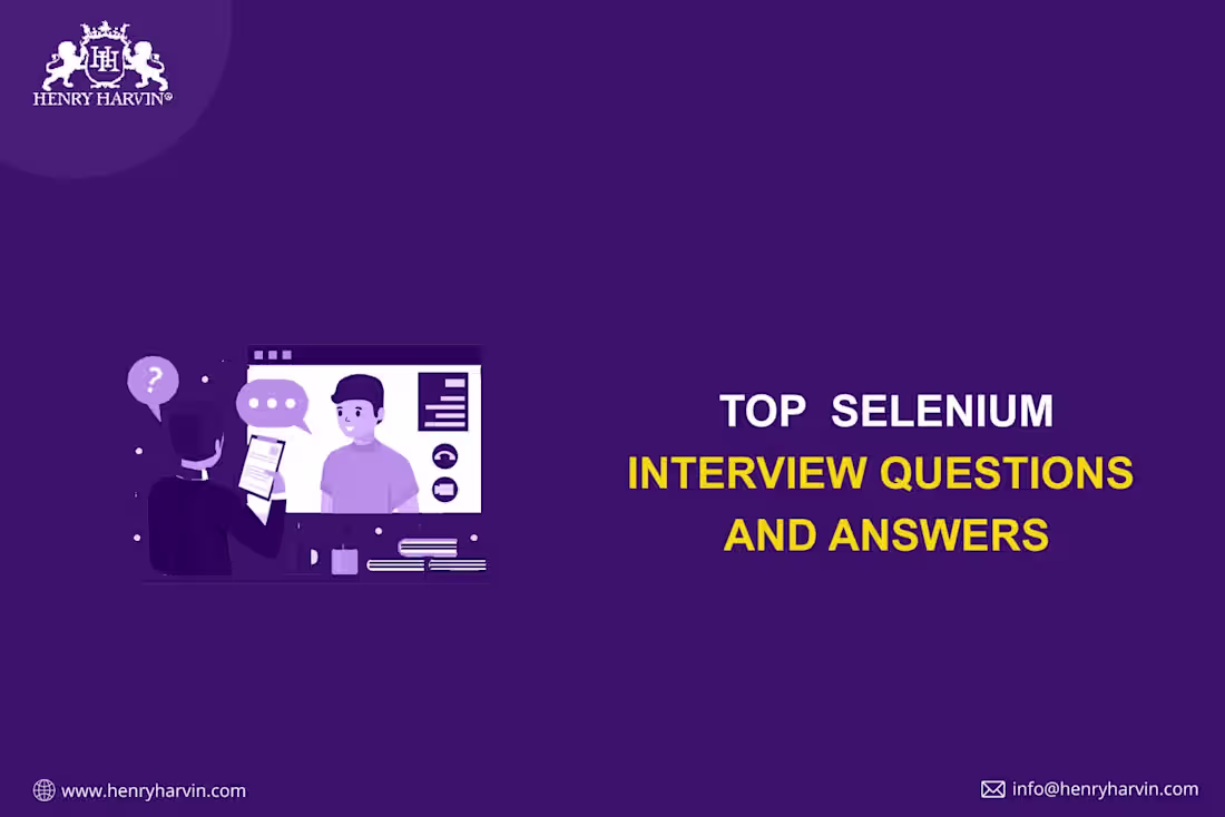 Cover image for Top 30 Selenium Interview Questions and Answers for 2024: