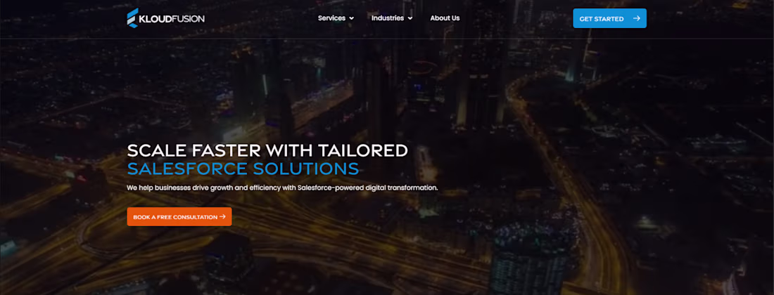 Cover image for Corporate Website for Salesforce Consulting