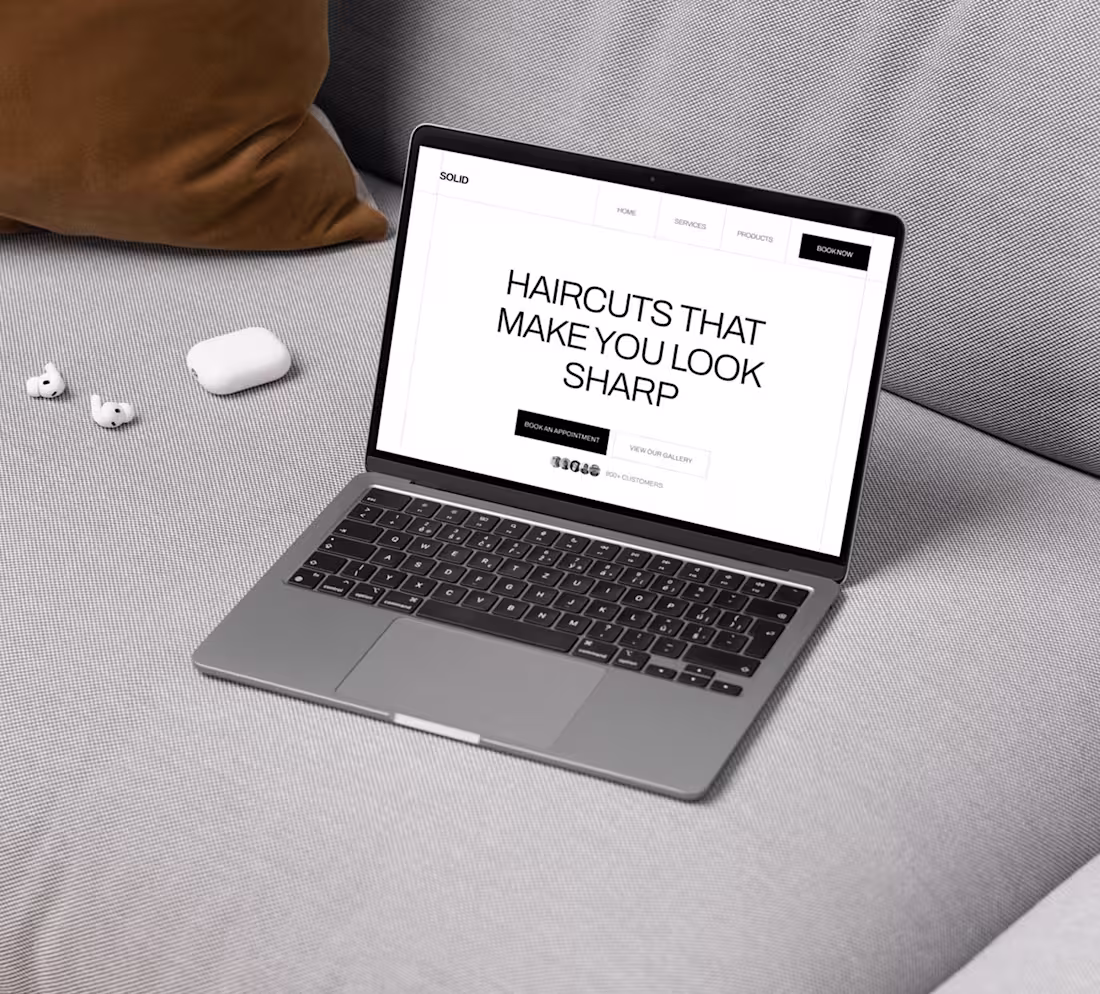 Cover image for High-End Barbering Website for Client Bookings