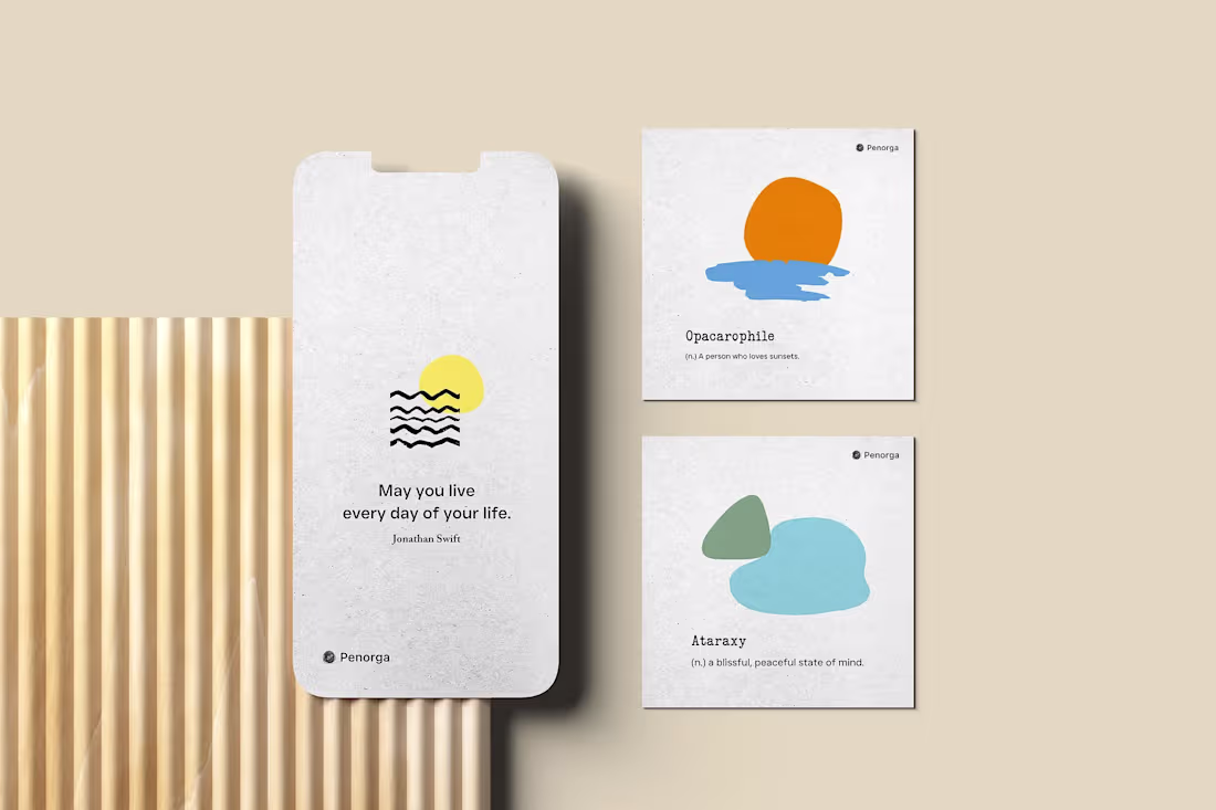 Cover image for Something close to my heart. Penorga isn’t just design, it’s...