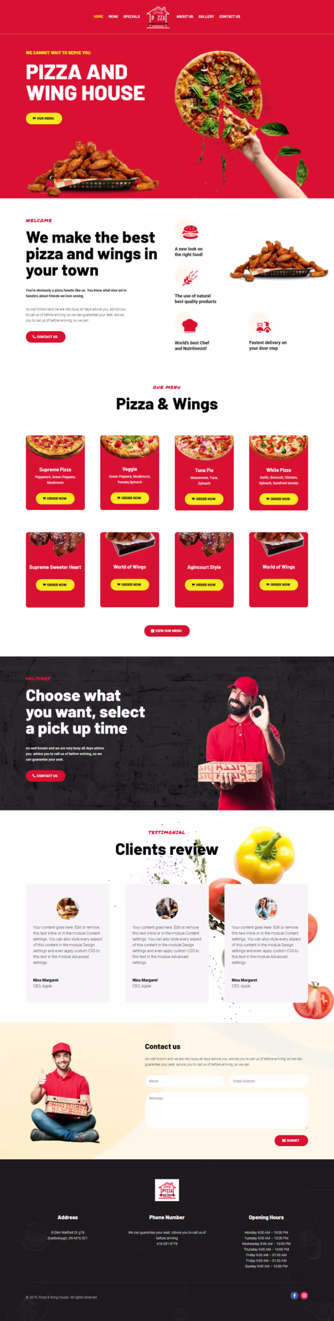 Cover image for Pizza & Wing House