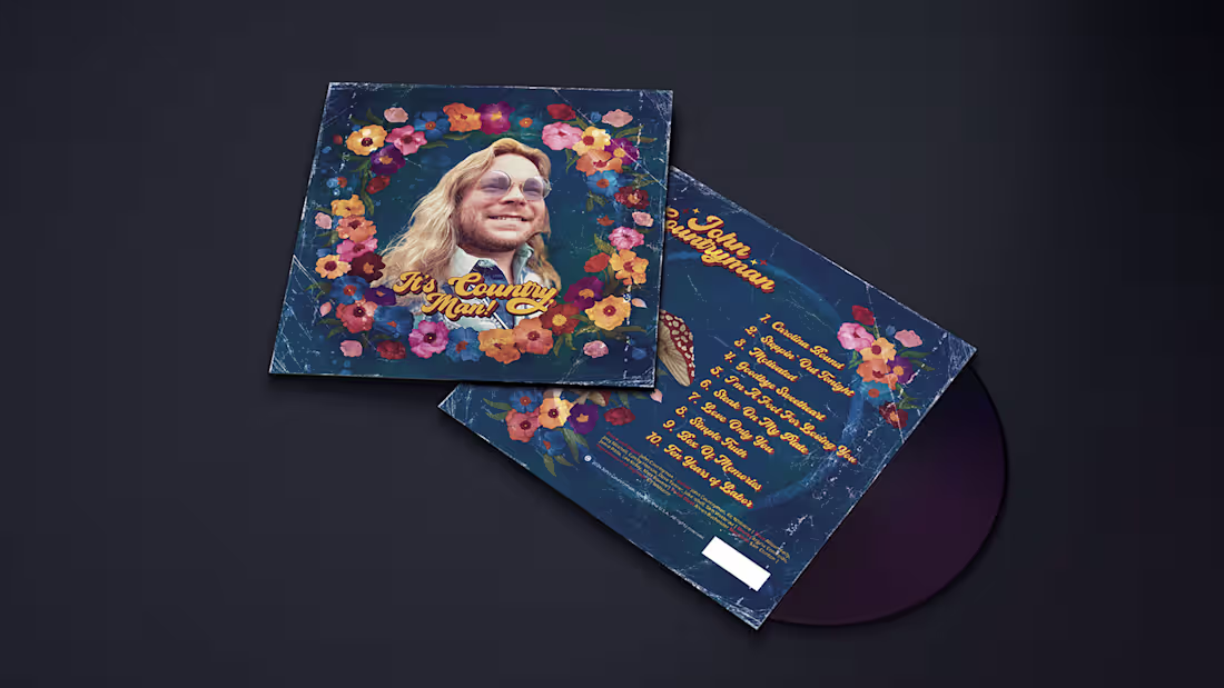 Cover image for "It's Country, Man!" album cover for John Countryman 