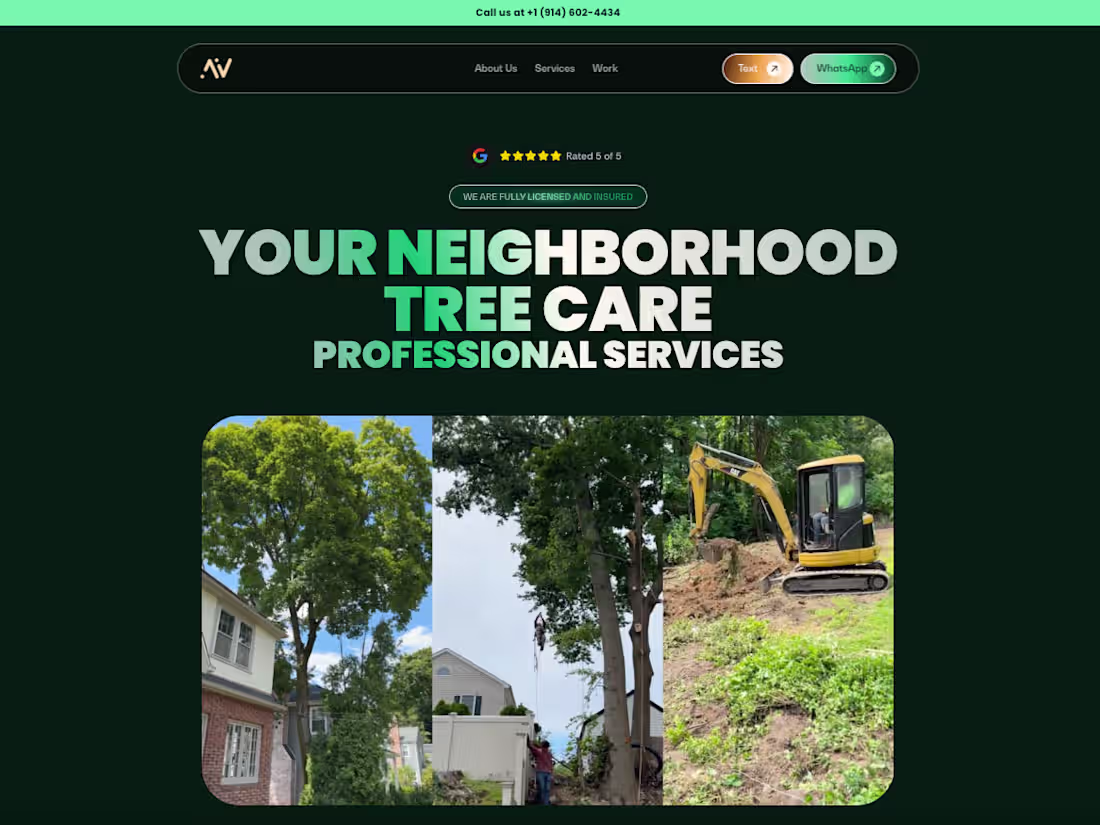 Cover image for Angel’s V | Landscaping Tree Work & Design