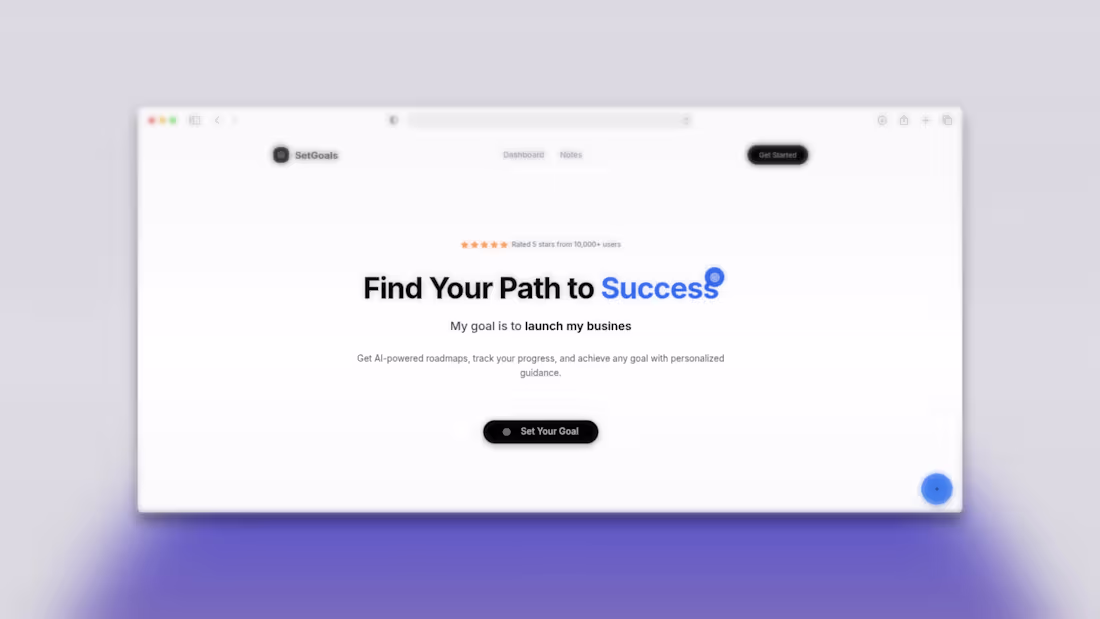 Cover image for Built and AI tool that Helps People achieve their Goals