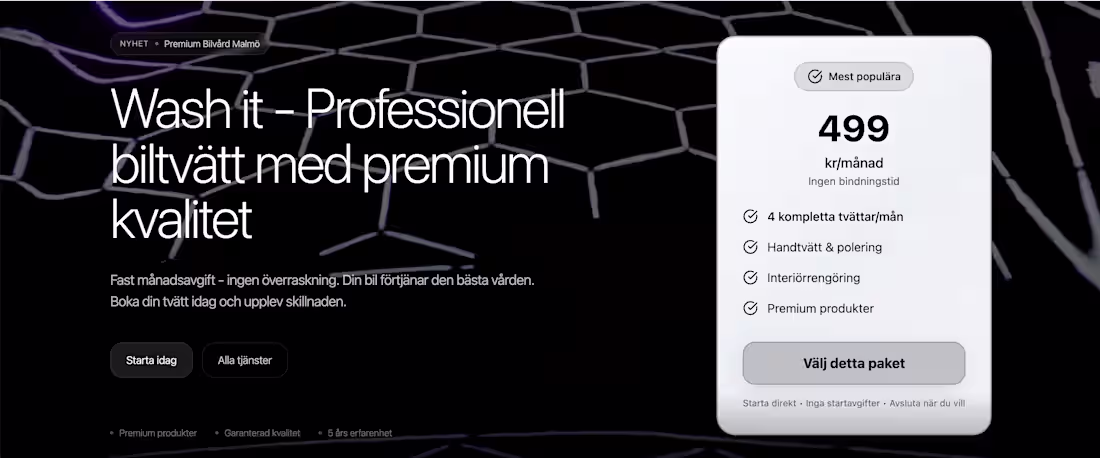 Cover image for Washit, a modern service-on-demand provider,