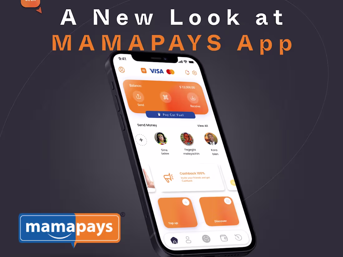 Cover image for MAMAPAYS APP REDISIGN