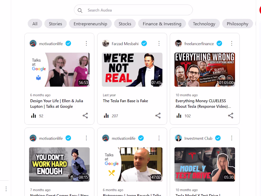 Cover image for audea.io