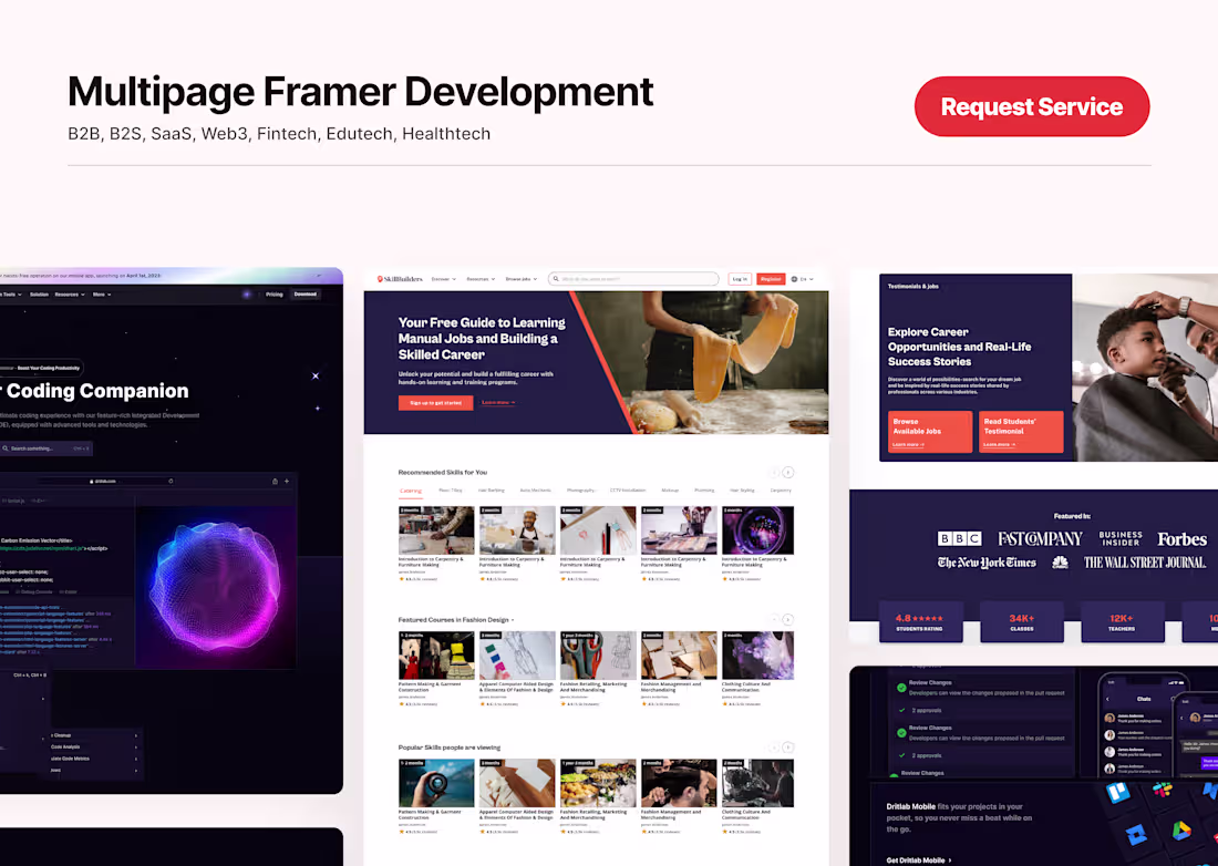 Cover image for Multipage framer development