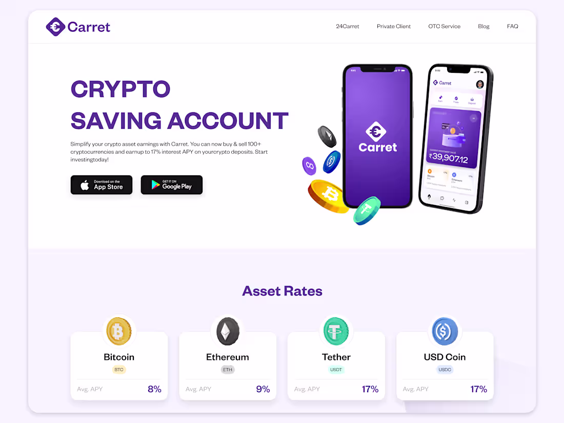 Cover image for Carret - Website Design